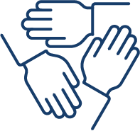 hands symbol, icon