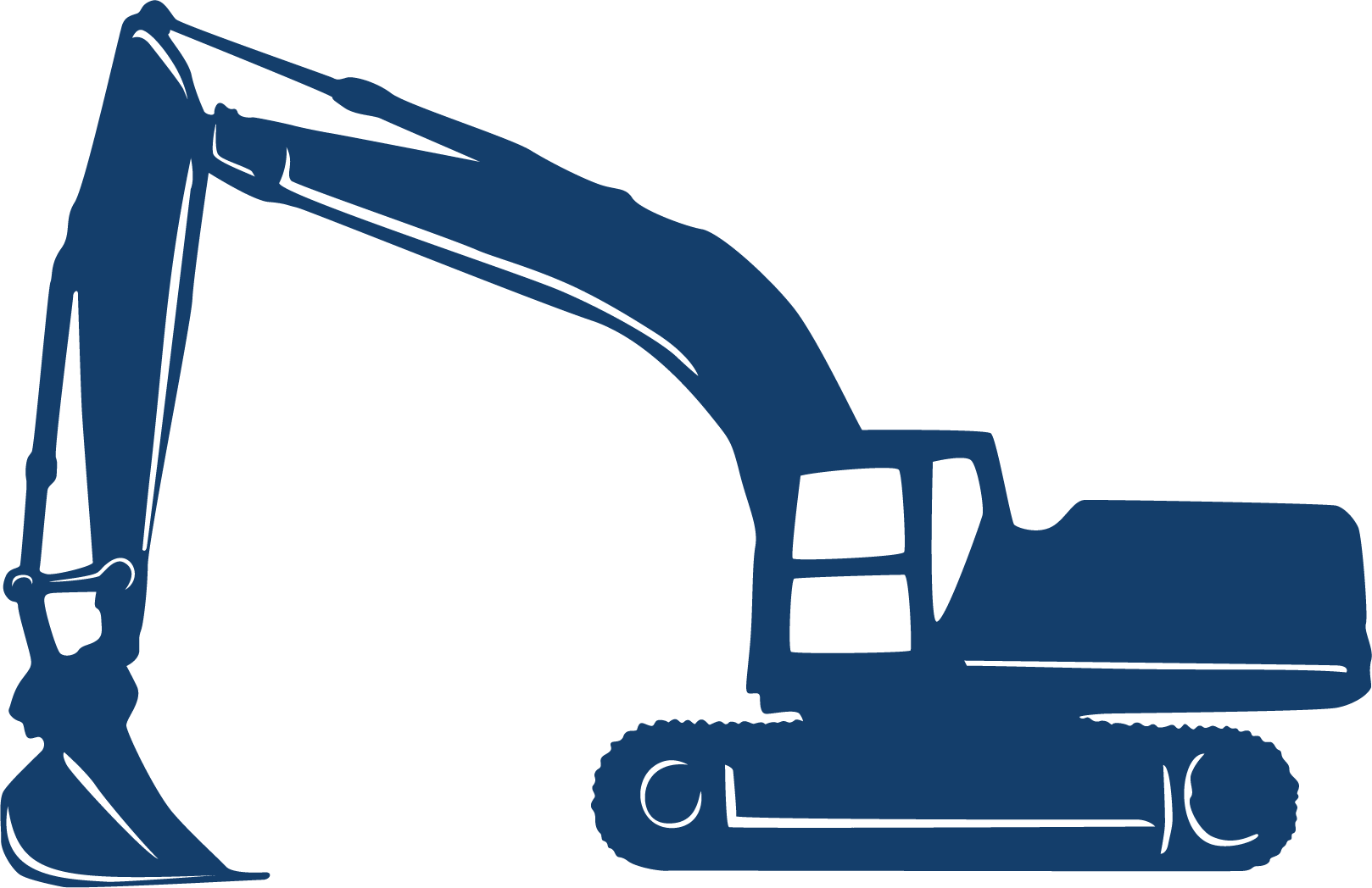 excavator, machinery, symbol, icon