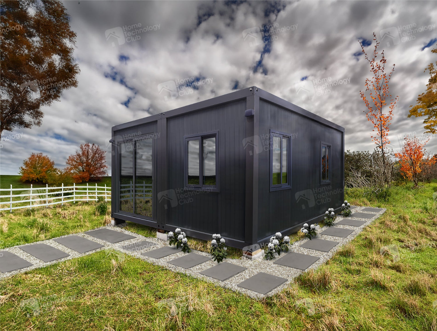 Container home, tiny home, granny flat, home office, secondary dwelling, temporary worker accommodation, teenagers retreat - Home Tech Club